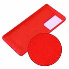 For Samsung Galaxy S21 Ultra 5G Pure Color Liquid Silicone Shockproof Full Coverage Case(Red) - 3