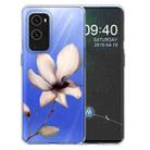 For OnePlus 9 Colored Drawing Pattern Highly Transparent TPU Protective Case(A Lotus) - 1