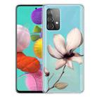 For Samsung Galaxy A32 5G Colored Drawing Pattern Highly Transparent TPU Protective Case(A Lotus) - 1