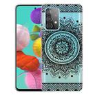 For Samsung Galaxy A52 5G / 4G Colored Drawing Pattern Highly Transparent TPU Protective Case(Mandala) - 1