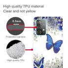 For Samsung Galaxy A52 5G / 4G Colored Drawing Pattern Highly Transparent TPU Protective Case(White Flower Butterfly) - 4