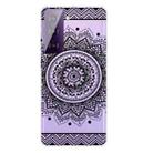 For Samsung Galaxy S21 5G Colored Drawing Pattern Highly Transparent TPU Protective Case(Mandala) - 1