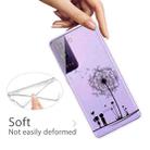 For Samsung Galaxy S21 5G Colored Drawing Pattern Highly Transparent TPU Protective Case(Dandelion) - 3