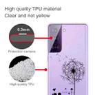 For Samsung Galaxy S21 5G Colored Drawing Pattern Highly Transparent TPU Protective Case(Dandelion) - 4