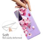 For Samsung Galaxy S21 5G Colored Drawing Pattern Highly Transparent TPU Protective Case(Cherry Blossoms) - 3