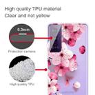 For Samsung Galaxy S21 5G Colored Drawing Pattern Highly Transparent TPU Protective Case(Cherry Blossoms) - 4