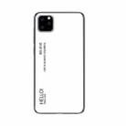 For iPhone 11 Pro Max Gradient Color Glass Case(White) - 1