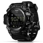 Lokmat MK16 LCD Screen 50m Waterproof Smart Watch, Support Information Reminder / Remote Camera / Walking Motion Monitor(Black) - 1
