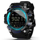 Lokmat MK16 LCD Screen 50m Waterproof Smart Watch, Support Information Reminder / Remote Camera / Walking Motion Monitor(Blue) - 1