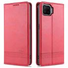 For Oppo A73(4G)2020 AZNS Magnetic Calf Texture Horizontal Flip Leather Case with Card Slots & Holder & Wallet(Red) - 1