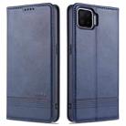 For Oppo A73(4G)2020 AZNS Magnetic Calf Texture Horizontal Flip Leather Case with Card Slots & Holder & Wallet(Dark Blue) - 1