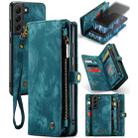 For SamsuFor Samsung Galaxy S21+ 5G CaseMe-008 Detachable Multifunctional Flip Leather Phone Case(Green) - 1