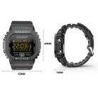 Lokmat MK22 1.21 inch FSTN LCD Screen 50m Waterproof Smart Watch, Support Information Reminder / Remote Camera / Sport Record(Black) - 3