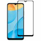 For OPPO A15s Full Glue Full Screen Tempered Glass Film - 1