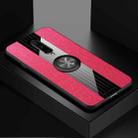 For OnePlus 7 Pro XINLI Stitching Cloth Texture Shockproof TPU Protective Case with Ring Holder(Red) - 1