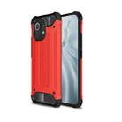 For Xiaomi Mi 11 Magic Armor TPU + PC Combination Case(Red) - 1