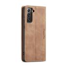 For Samsung Galaxy S21 5G CaseMe 013 Multifunctional Horizontal Flip Leather Case with Holder & Card Slot & Wallet(Brown) - 3