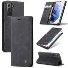 For Samsung Galaxy S21+ 5G CaseMe 013 Multifunctional Horizontal Flip Leather Case with Holder & Card Slot & Wallet(Black) - 1