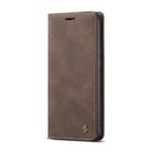 For Samsung Galaxy S21 Ultra 5G CaseMe 013 Multifunctional Horizontal Flip Leather Case with Holder & Card Slot & Wallet(Coffee) - 2