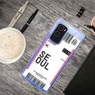 For OnePlus 9 Boarding Pass Series TPU Phone Protective Case(Flag Seoul) - 1