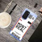 For OnePlus 9 Boarding Pass Series TPU Phone Protective Case(Montreal) - 1