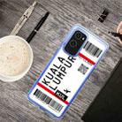 For OnePlus 9 Boarding Pass Series TPU Phone Protective Case(Kuala Lumpur) - 1