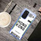 For OnePlus 9 Boarding Pass Series TPU Phone Protective Case(Hong Kong) - 1