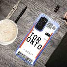 For OnePlus 9 Pro Boarding Pass Series TPU Phone Protective Case(Toronto) - 1