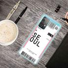 For Samsung Galaxy A72 5G / 4G Boarding Pass Series TPU Phone Protective Case(Seoul) - 1