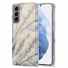 For Samsung Galaxy S21 5G TPU Gilt Marble Pattern Protective Case(Grey) - 1