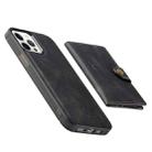 For iPhone 12 mini JEEHOOD Retro Magnetic Detachable Protective Case with Wallet & Card Slot & Holder (Black) - 7