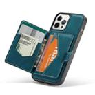 For iPhone 12 mini JEEHOOD Retro Magnetic Detachable Protective Case with Wallet & Card Slot & Holder (Blue) - 5