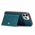 For iPhone 12 mini JEEHOOD Retro Magnetic Detachable Protective Case with Wallet & Card Slot & Holder (Blue) - 6