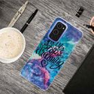 For OnePlus 9 Shockproof Painted Transparent TPU Protective Case(Chasing Dreams) - 1