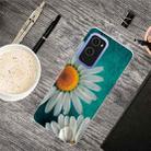 For OnePlus 9 Pro Shockproof Painted Transparent TPU Protective Case(Chrysanthemum) - 1