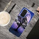 For OnePlus 9 Pro Shockproof Painted Transparent TPU Protective Case(Moon Tree) - 1