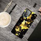 For Samsung Galaxy A52 5G / 4G Shockproof Painted Transparent TPU Protective Case(Dorking Butterfly) - 1
