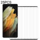 For Samsung Galaxy S21 Ultra 5G 25pcs 3D Curved Edge Full Screen Tempered Glass Film - 1