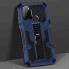 For OPPO Realme C17 Vanguard Warrior All Inclusive Double-color Shockproof TPU + PC Protective Case with Holder(Blue) - 1