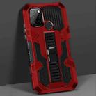 For OPPO Realme C17 Vanguard Warrior All Inclusive Double-color Shockproof TPU + PC Protective Case with Holder(Red) - 1