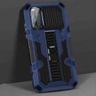 For vivo V19 Vanguard Warrior All Inclusive Double-color Shockproof TPU + PC Protective Case with Holder(Blue) - 1