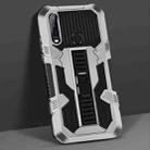 For vivo Y17 / Y12 / Y15 / Y11 2019 / Y5 2020 Vanguard Warrior All Inclusive Double-color Shockproof TPU + PC Protective Case with Holder(Silver White) - 1