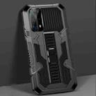 For Huawei P40 Pro Vanguard Warrior All Inclusive Double-color Shockproof TPU + PC Protective Case with Holder(Black) - 1