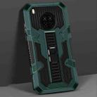 For Huawei Y9a Vanguard Warrior All Inclusive Double-color Shockproof TPU + PC Protective Case with Holder(Graphite Green) - 1
