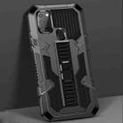 For Samsung Galaxy S21 5G Vanguard Warrior All Inclusive Double-color Shockproof TPU + PC Protective Case with Holder(Black) - 1