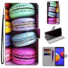 For Samsung Galaxy A01 Core Coloured Drawing Cross Texture Horizontal Flip PU Leather Case with Holder & Card Slots & Wallet & Lanyard(Colorful Layer Cake) - 1