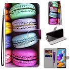 For Samsung Galaxy A21s Coloured Drawing Cross Texture Horizontal Flip PU Leather Case with Holder & Card Slots & Wallet & Lanyard(Colorful Layer Cake) - 1