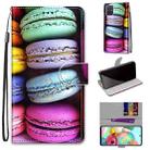 For Samsung Galaxy A71 Coloured Drawing Cross Texture Horizontal Flip PU Leather Case with Holder & Card Slots & Wallet & Lanyard(Colorful Layer Cake) - 1