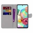 For Samsung Galaxy A71 5G Coloured Drawing Cross Texture Horizontal Flip PU Leather Case with Holder & Card Slots & Wallet & Lanyard(Colorful Layer Cake) - 3
