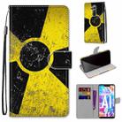 For Huawei Mate 20 Lite / Maimang 7 Coloured Drawing Cross Texture Horizontal Flip PU Leather Case with Holder & Card Slots & Wallet & Lanyard(Yellow Black Logo) - 1